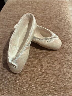 Soft Cream Ballet Flats Decorative Bookend - Home Office Accent